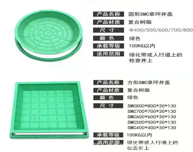 虎林树脂复合种植井盖展示